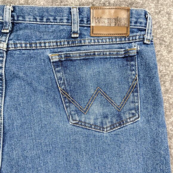 Wrangler Straight Leg Jeans Men‎ Size 40x32 Blue 100% Cotton - Picture 8 of 13